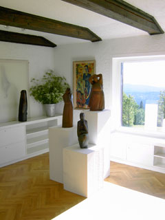 Skulpturengarten - im Haus