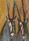 oryxantilopen_aquarell_1981